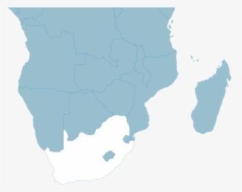 South Africa - Africa Map Png Blue, Transparent Png, Transparent PNG