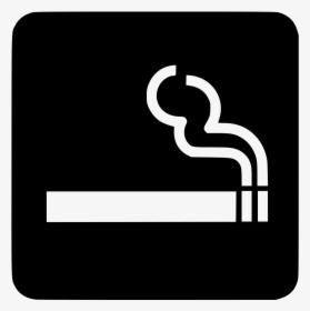 Smoking Area Sign Blue, HD Png Download, Transparent PNG
