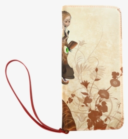Funny, Cute Giraffe With Fairy Women S Clutch Wallet - Garment Bag, HD Png Download, Transparent PNG