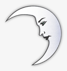 Moon, La Luna, Mexico, Folk Art, Crescent, Tarot, Space - Fun Design, HD Png Download, Transparent PNG