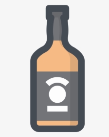 Clipart Free Stock Whiskey Icon Free Download Png And - Glass Bottle, Transparent Png, Transparent PNG