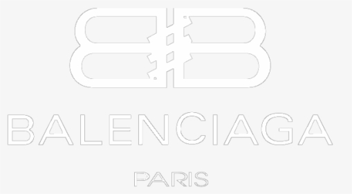 La Marque Balenciaga Joue La Carte Avant-gardiste - Balenciaga Logo White Png, Transparent Png, Transparent PNG