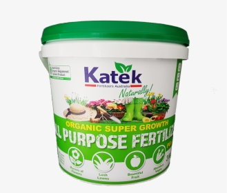 Katek Organic Super Growth Fertilizer 3kg Bucket - Bee, HD Png Download, Transparent PNG