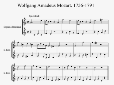 Transparent Mozart Png - Sheet Music, Png Download, Transparent PNG