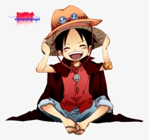Luffy Chibi One Piece Png, Transparent Png, Transparent PNG