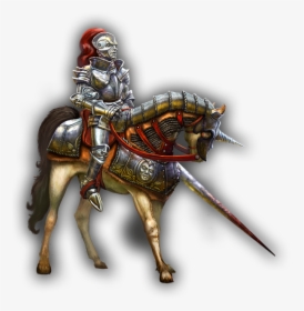 Knight Horse Warrior Spear Lance - Mounted Knight, HD Png Download, Transparent PNG