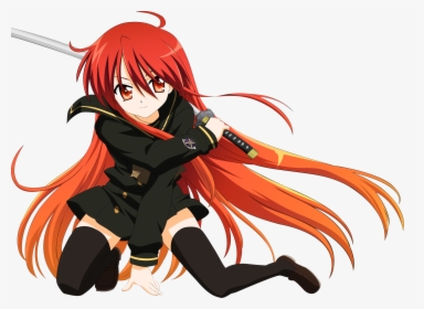 Anime Red Haired Girl, HD Png Download, Transparent PNG