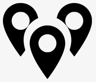 Pin Multiple - Multiple Location Icon Png, Transparent Png, Transparent PNG