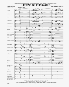 Transparent Excalibur Sword Png - Shostakovich Symphony 11 Score, Png Download, Transparent PNG