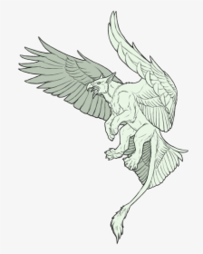 Commission - Gryphon Drawing - Gryphon Sketch, HD Png Download, Transparent PNG