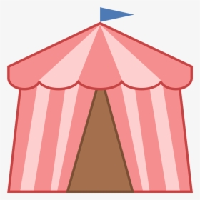 Circus Tent Icon - Circus Tent Pink Clipart, HD Png Download, Transparent PNG
