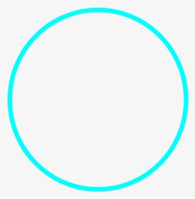 #cercle #circle #bleu #blue #turquoise #freetoedit - Crosshairs, HD Png Download, Transparent PNG