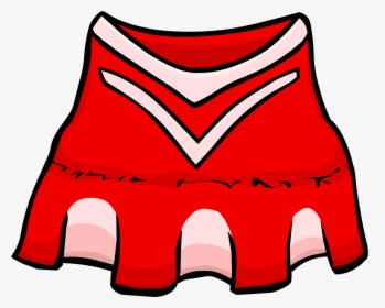 Red Cheerleader Outfit Clothing Icon Id - Cheerleader Outfit Clipart, HD Png Download, Transparent PNG