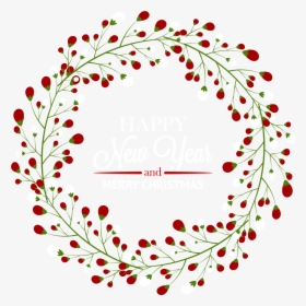 Santa Claus Christmas Wreath Clip Art - Free Christmas Wreath Clip Art, HD Png Download, Transparent PNG