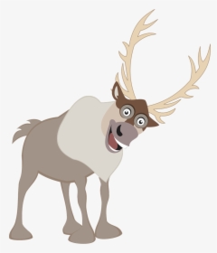 Transparent Reindeer Ears Png - Sven Frozen Cartoon Clipart, Png Download, Transparent PNG