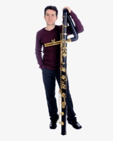 Musician Holding Contrabass Flute - Contrabass Flute Price, HD Png Download, Transparent PNG