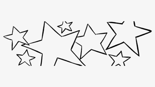 Banner Image Featuring Stars To Indicate Favourites - Line Art, HD Png Download, Transparent PNG