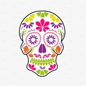 Floral Sugar Skull, HD Png Download, Transparent PNG
