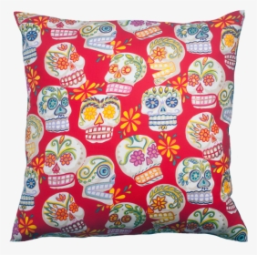 Image Of Skull Cushion - Day Of The Dead Skulls, HD Png Download, Transparent PNG