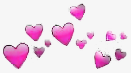 Coroa Rosa Png - - Heart Emoji Meme Png, Transparent Png, Transparent PNG