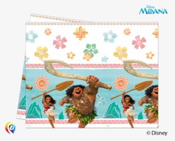 Moana Clipart Borders - Moana Tablecloth, HD Png Download, Transparent PNG