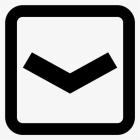 Drop Down Icon - Right Arrow In Box, HD Png Download, Transparent PNG