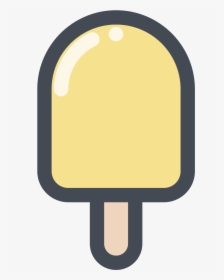 Ice Pop Yellow Icon, HD Png Download, Transparent PNG