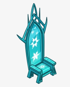 Ice Throne Icon - Club Penguin Throne, HD Png Download, Transparent PNG