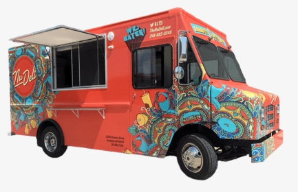 Food Truck Van Cafe Car - Food Truck No Background, HD Png Download, Transparent PNG
