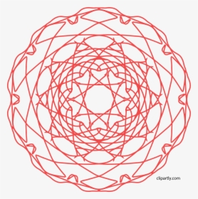 Mandala Clipart Png - Circle, Transparent Png, Transparent PNG