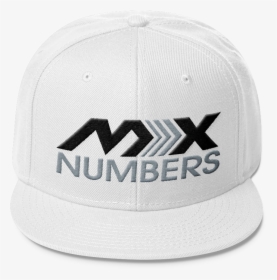 Mxnumbers Snapback Hat With Gray Undervisor- Black - Baseball Cap, HD Png Download, Transparent PNG
