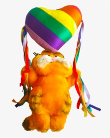 X Transparent Rainbowcore Rainbow Gay Pride Kidcore - Garfield Pride Flag, HD Png Download, Transparent PNG