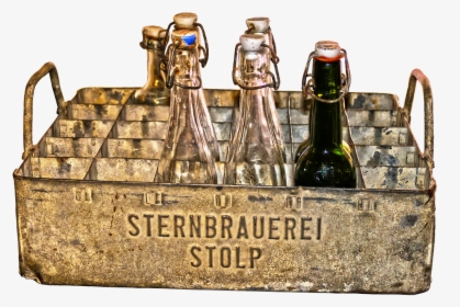 Beer Box, Metal Case, Bottle, Beer Bottles - Sternbrauerei Stolp, HD Png Download, Transparent PNG