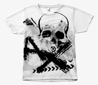 Skull Grunge - Clothing, HD Png Download, Transparent PNG