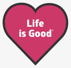 Heart Sticker - Life Is Good Heart, HD Png Download, Transparent PNG