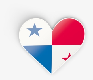 Download Flag Icon Of Panama At Png Format - Panama Flag Heart Png, Transparent Png, Transparent PNG