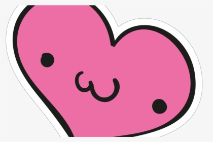 Cute Heart Vinyl Custom Sticker At Great Prices Chimpstickers - Cute Stickers Transparent Background, HD Png Download, Transparent PNG
