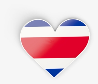 Download Flag Icon Of Costa Rica At Png Format - Heart, Transparent Png, Transparent PNG