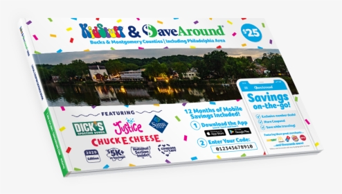 Bucks & Montgomery Counties, Pa 2020 Savearound® Coupon - Savearound Coupon Book, HD Png Download, Transparent PNG