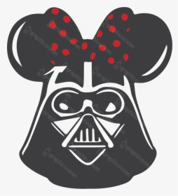 Darth Vader Mickey Head Svg, HD Png Download, Transparent PNG