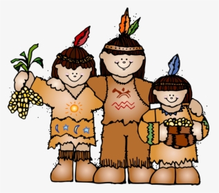 Native American Clipart Melonheadz - Thanksgiving Native American Cartoon, HD Png Download, Transparent PNG