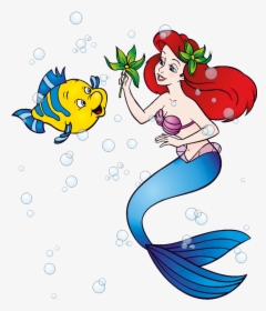 Transparent Baby Mermaid Clipart - Disney Little Mermaid Clip Art, HD Png Download, Transparent PNG