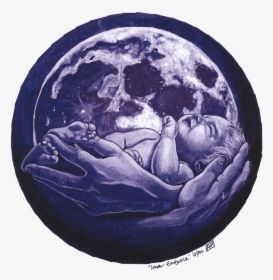 Luna Embrace Print - Childbirth, HD Png Download, Transparent PNG