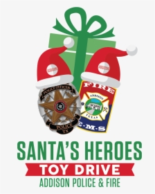 Santa S Heroes Toy Drive Logo, HD Png Download, Transparent PNG