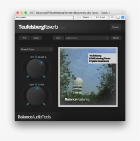 The Balance Audio Tools Teufelsberg Reverb - Latest Reverb Vst, HD Png Download, Transparent PNG