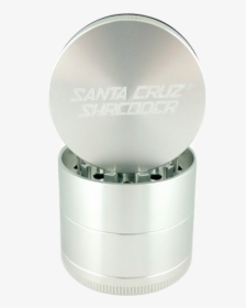 Santa Cruz Shredder 4 Piece Medium Grinder/sifter Silver - Box, HD Png Download, Transparent PNG