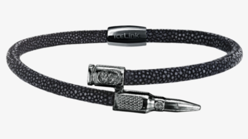 Black Stingray Bracelet With Black Bullet - Strap, HD Png Download, Transparent PNG