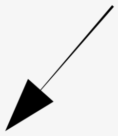 Simple Arrow - Triangle, HD Png Download, Transparent PNG