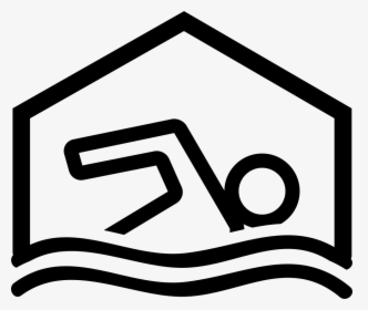 Covered Swimming Pool Symbol - Simbolo De Alberca, HD Png Download, Transparent PNG