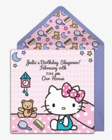 Hello Kitty Invitations, HD Png Download, Transparent PNG